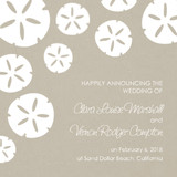Wedding Announcements - Sand Dollar Beach