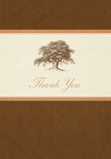 Wedding Thank You Cards - Majestic Oak