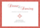 Reception Cards - Royal Floral Motif