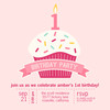 Birthday Cupcake - Pink