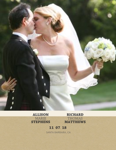 Vintage/Modern Wedding