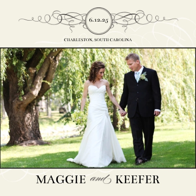 Black and Cream Wedding Flourishes
