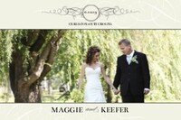 Black and Cream Wedding Flourishes