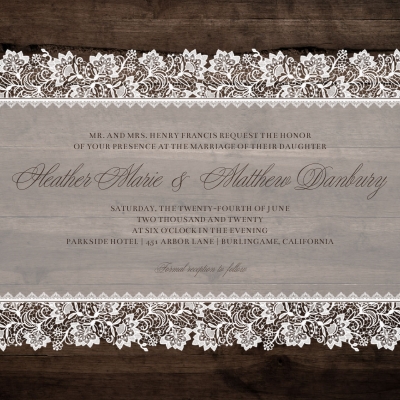 Burlap and Lace