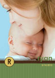 Photo Birth Announcements - Pinstriped Perfection
