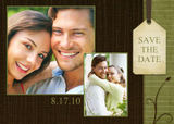 Save the Date Cards - Chocolate Linen