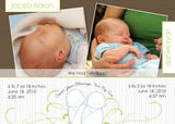 Photo Birth Announcements - Double Blessings
