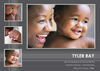 Gray Strands - Flat Card