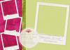 Sweet Blue Train - Baby Flat Card