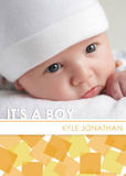 Photo Birth Announcements - Modern Blocks