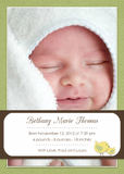 Photo Birth Announcements - Classic Birdie