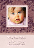 Photo Birth Announcements - Classic Floral