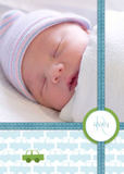 Photo Birth Announcements - Little Cars