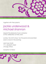 Wedding Invitations - Urban Floral