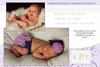 Monogram Dot - Baby Flat Card