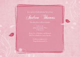 Girls Baby Shower Invitations - Textured Garden