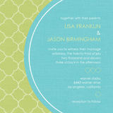 Wedding Invitations - Modern Lattice