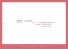 Save the Date Cards - Love Knot
