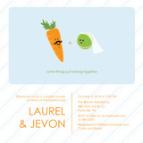 Bridal Shower Invitations - Pea and Carrot