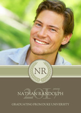 Graduation Announcements - Traditional Crest