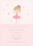 Girls Birthday Party Invitations - Tiny Dancer
