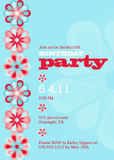 Birthday Party Invitations - Floral Fun