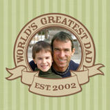 Father's Day Cards - Greatest Dad Frame