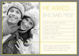 Engagement Announcements - Modern Simplicity