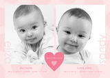 Twins Birth Announcements - Twice the Love