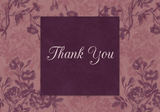 Baby Shower Thank You - Classic Floral Shower