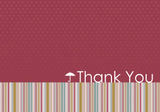Baby Shower Thank You - Soft Stripes