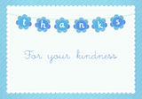 Baby Shower Thank You - Blue Baby Garland