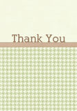 Baby Shower Thank You - Houndstooth Pattern