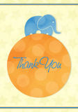 Baby Shower Thank You - Circus Elephant