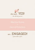 Engagement Announcements - Cupid's Arrow