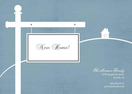 New Home Sign