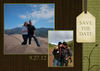 Chocolate Linen - Wedding Flat Card