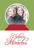 Christmas Cards - Snow Globe Greetings