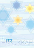 Hanukkah Cards - Transparent Stars