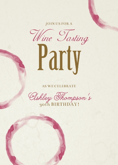 Wine Tasting Party